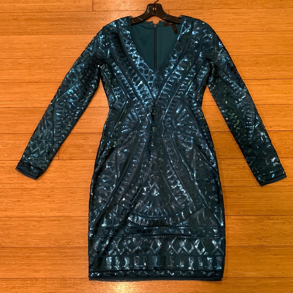 BCBG Maxazria Sequin Mini Dress